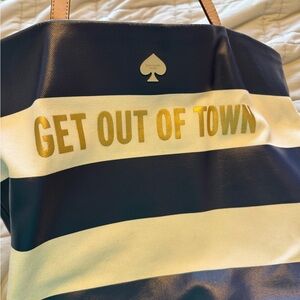 Kate Spade Black and Cream Tote Bag